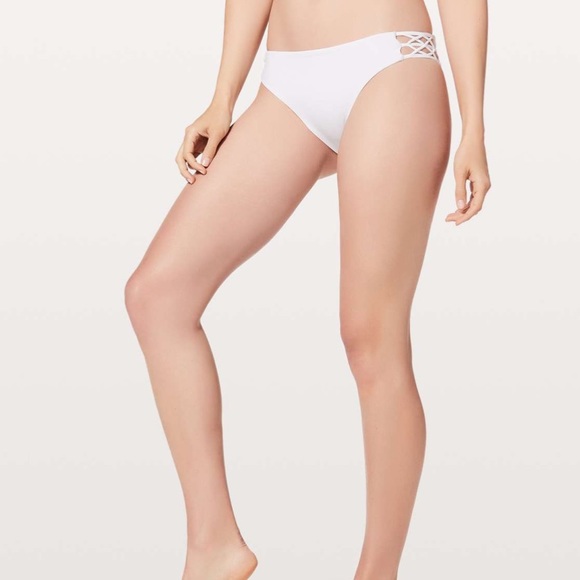 Lululemon Coastline White Swimwear Bottom